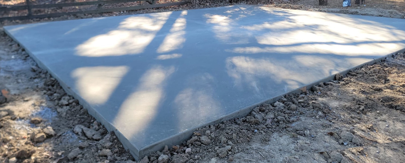 26' x 30' Garage Slab