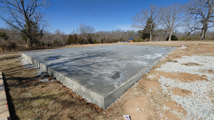 Monolithic Concrete Slab Foundation