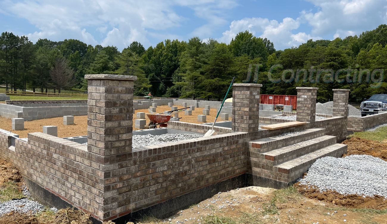 New Home Build Foundation