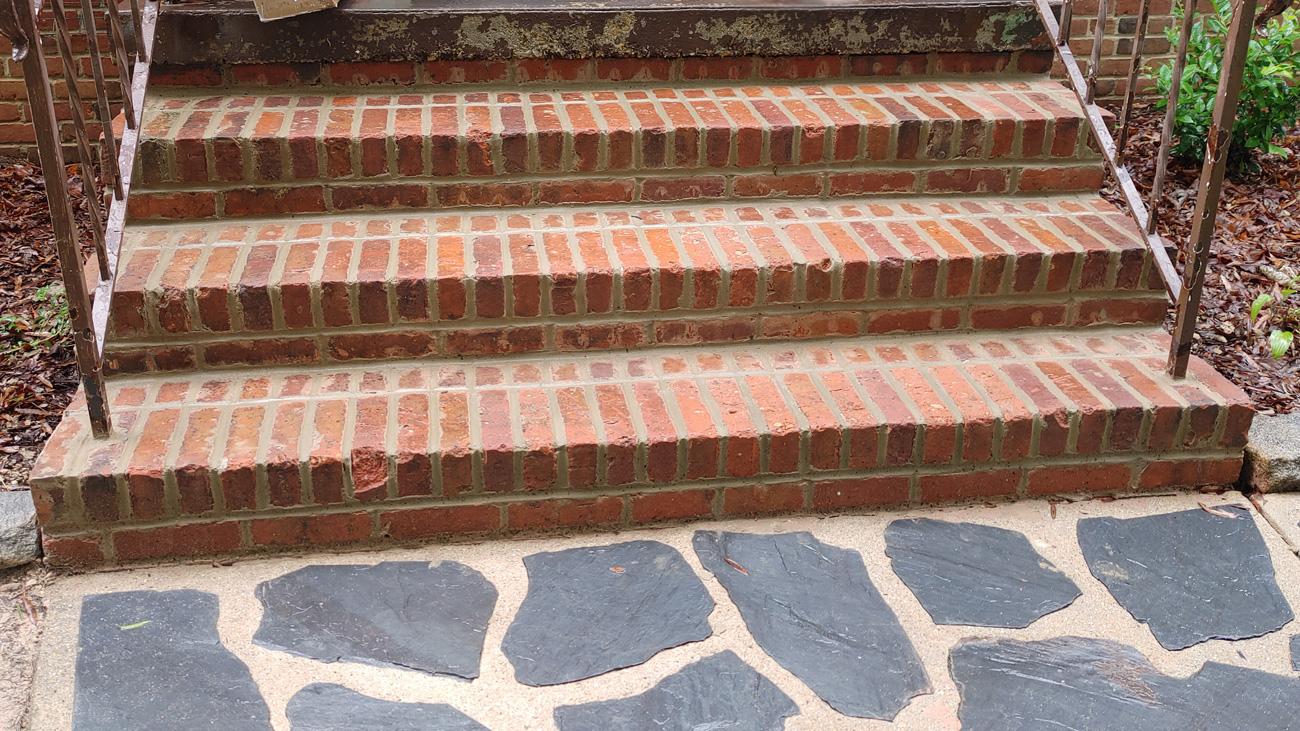 Front Entry Steps - Full Repoint